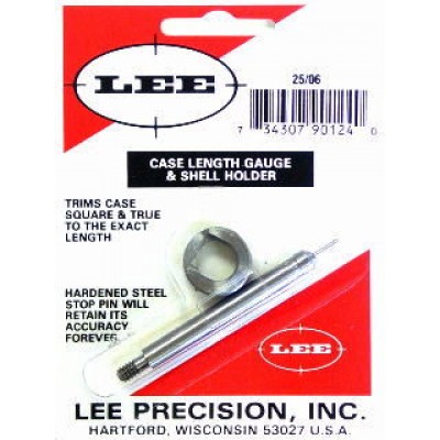 Lee Precision Case Length Gauge & Shell Holder 25-06 REM (90124)