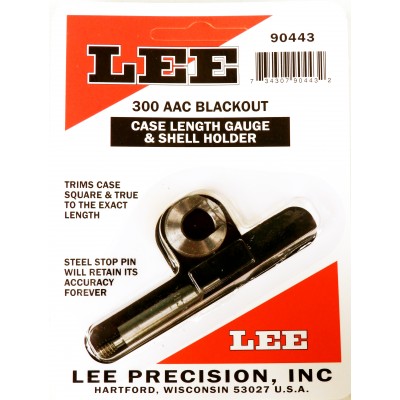 Lee Precision Case Length Gauge & Shell Holder 300 AAC BLACK (90443)