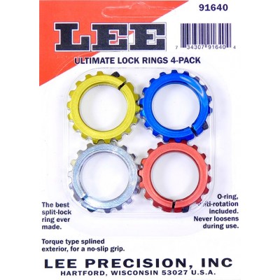Lee Precision Ultimate Lock Rings (4 Pack) (91640)