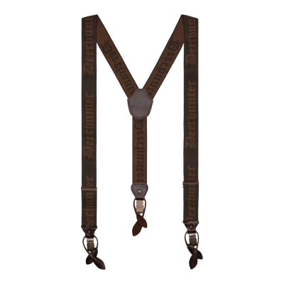 Deerhunter Combi Braces, Buttons & Clips (120cm) (WALNUT) (8459)