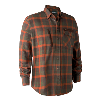 Deerhunter Ethan Shirt (16 COLLAR) (ORANGE CHECK) (8933)