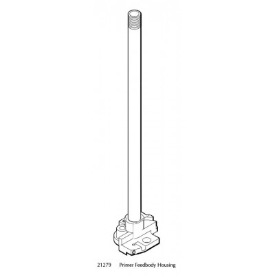Dillon XL650 Primer Feed Body Housing W/Shield (SPARE PART) (21279)
