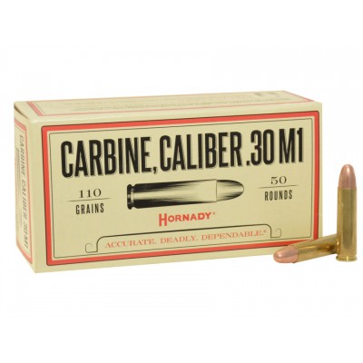 Hornady Ammunition 30 CARBINE 110Grn FMJ 50 HORN-8102