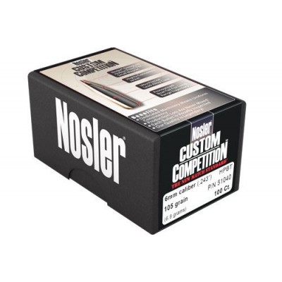 Nosler Custom 22 CAL .224 80Grn HPBT 100 Pack NSL25116