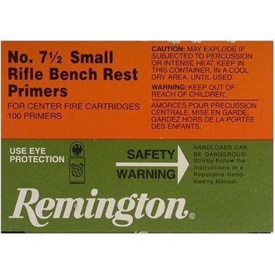 Remington Small Rifle Bench Rest Primers No 7 1/2 (100 PACK) (REM-71/2)