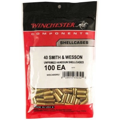 Winchester Brass 40 S&W (100 Pack) (WINU40SW)