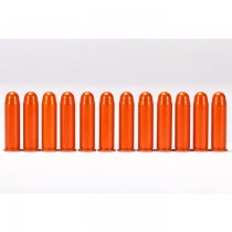 A-Zoom Snap Caps 38 SPL ORANGE (12 Pack) (AZ16418)