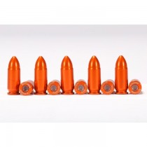 A-Zoom Snap Caps 9MM LUGER ORANGE (10 Pack) (AZ15416)