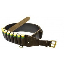 Bisley Deluxe Brown Leather Cartridge Belt 12 BORE CBLD12