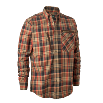 Deerhunter Hektor Shirt (15.5 COLLAR) (ORANGE CHECK) (8936)