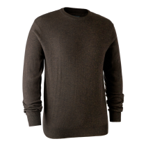 Deerhunter Kingston Knit With O-Neck (Large) (DARK ELM) (8348)