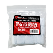 KleenBore Cleaning Patches 1-1/4" 22-270 CAL (500 Pack) (CP16B)