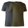 Deerhunter Basic T-Shirt (2 Pack) (2XL) (BROWN LEAF MELANGE) (8394)